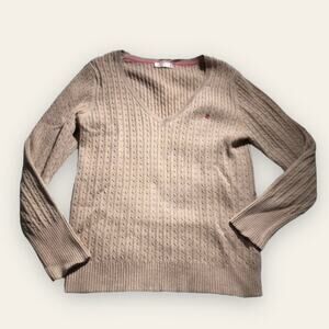 Old Navy Twilightcore tan perfect fit chunky knit sweater
